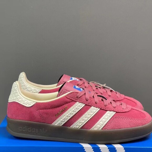 Adidas Gazelle Indoor Pink Cloud White For Women - Picture 1 of 7